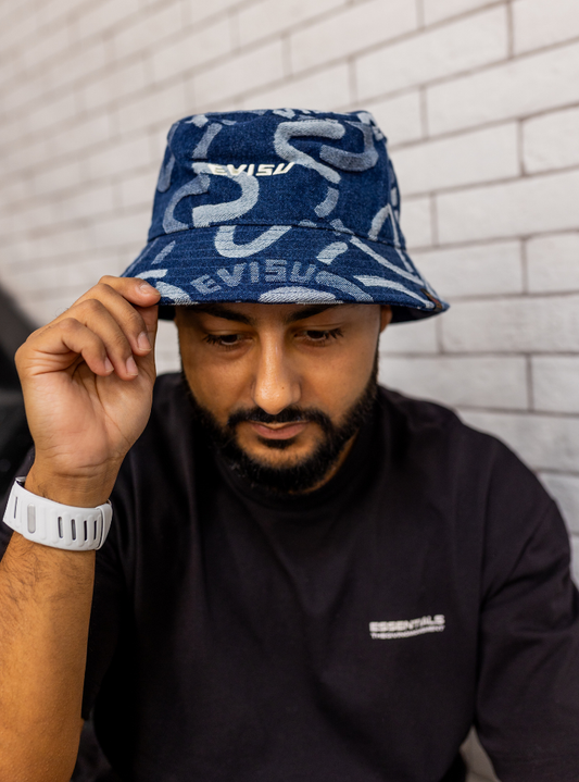 Evisu Denim Bucket Hat