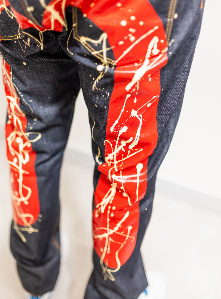 Evisu Hand-Painted Jeans