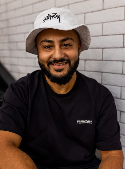 Stussy White Bucket Hat