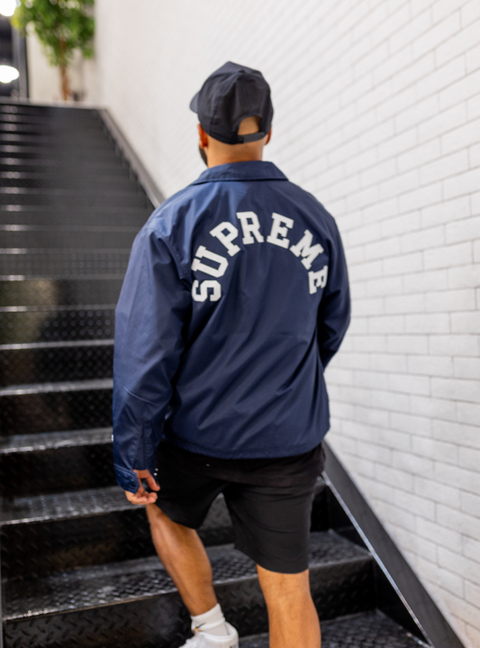 Stussy x Champion Navy Lightweight Jacket